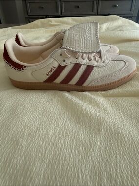adidas Wmns Samba LT 'Wonder White Preloved Ruby' size 7 1/2 BRAND NEW